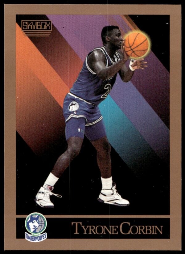 1990-91 SkyBox Tyrone Corbin #169 (Front)