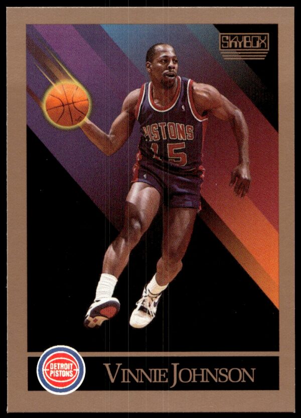 1990-91 SkyBox Vinnie Johnson #89 (Front)