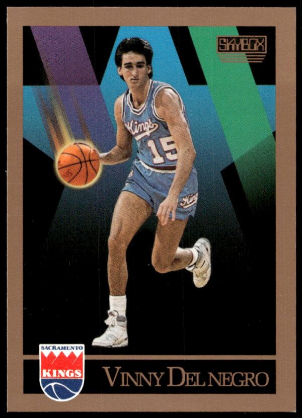 1990-91 SkyBox Vinny Del Negro #245 (Front)