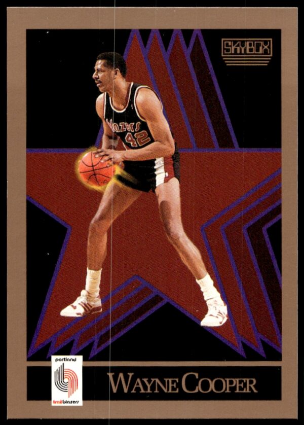 1990-91 SkyBox Wayne Cooper #232 (Front)