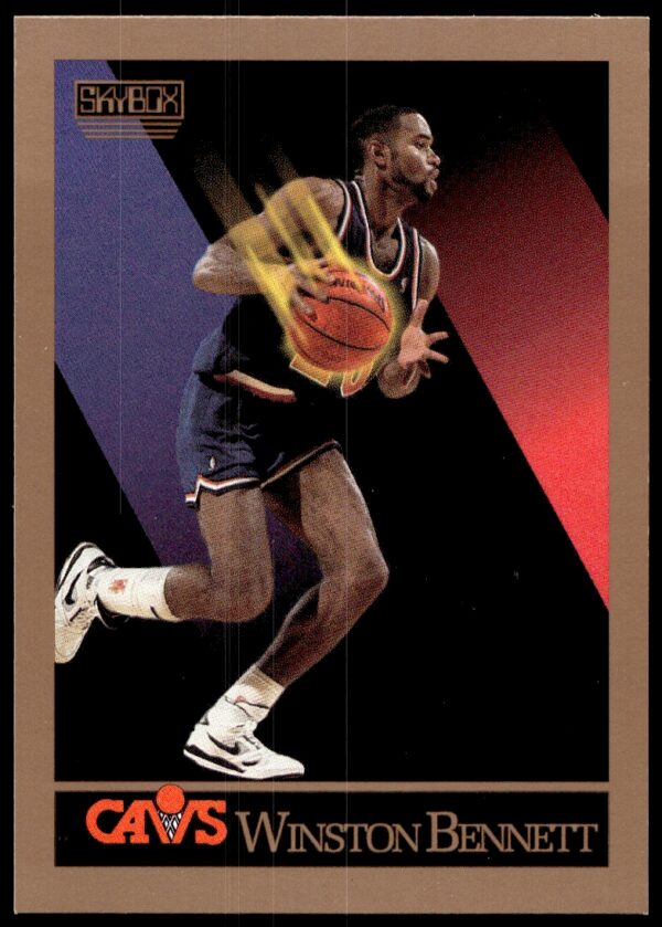 1990-91 SkyBox Winston Bennett #48 (Front)