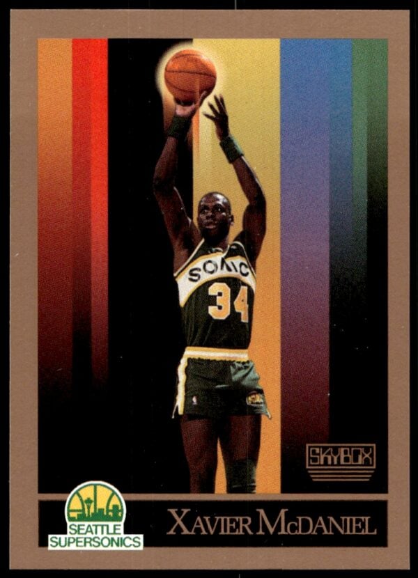 1990-91 SkyBox Xavier McDaniel #269 (Front)