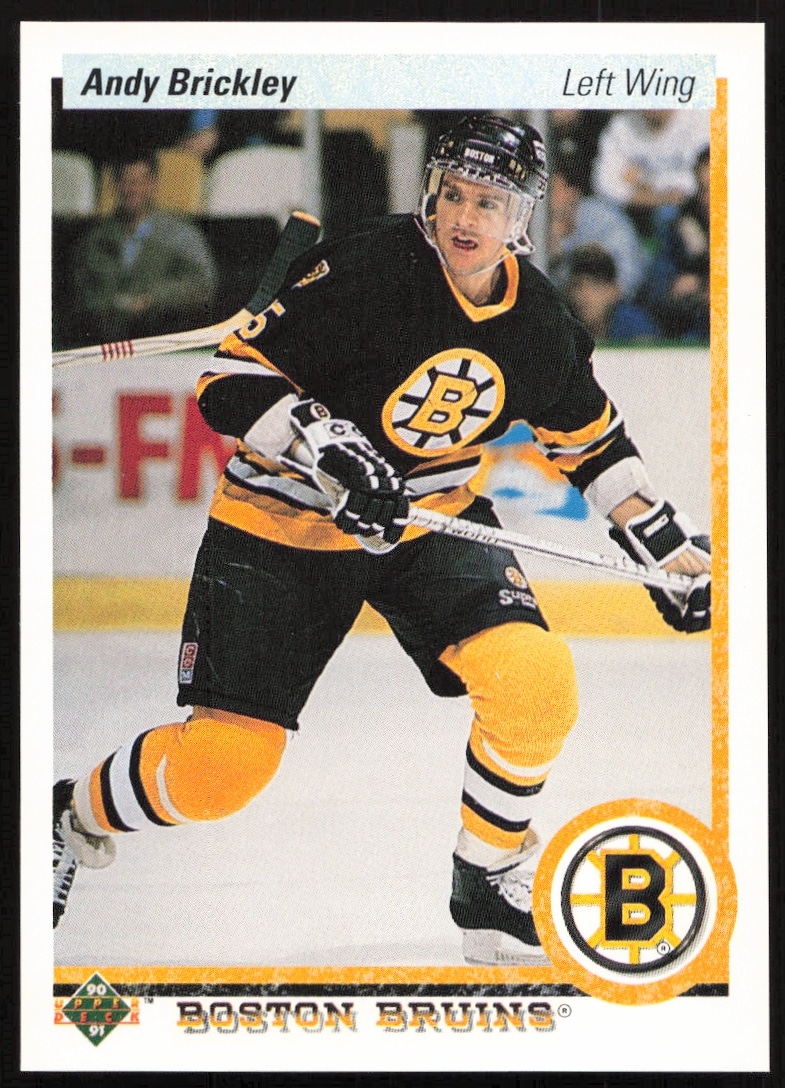 1990-91 Upper Deck Andy Brickley #84 (Front)