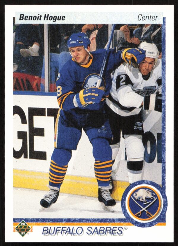 1990-91 Upper Deck Benoit Hogue #402 (Front)