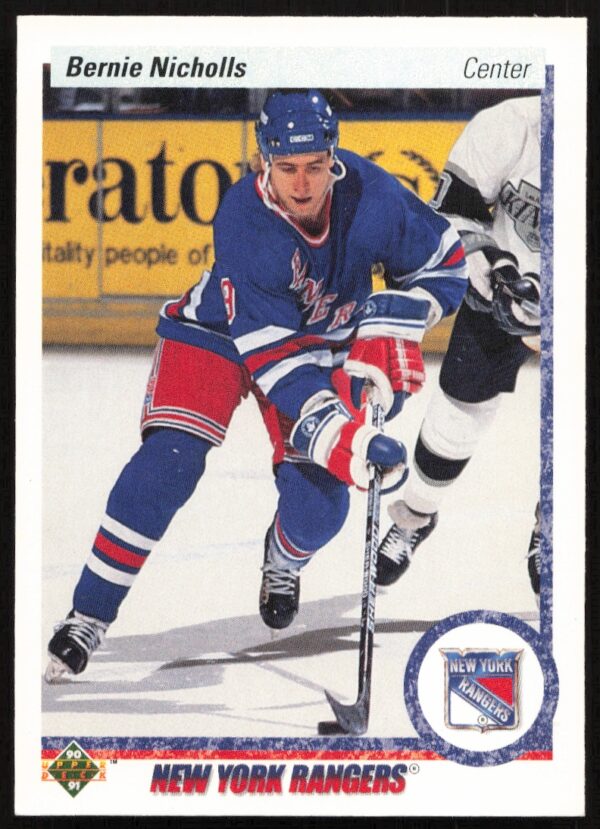 1990-91 Upper Deck Bernie Nicholls #34 (Front)