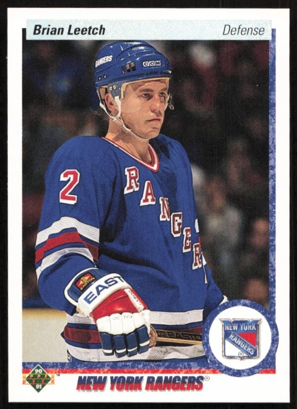 1990-91 Upper Deck Brian Leetch #253 (Front)