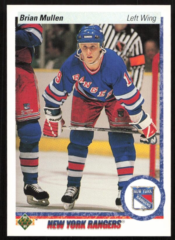 1990-91 Upper Deck Brian Mullen #182 (Front)