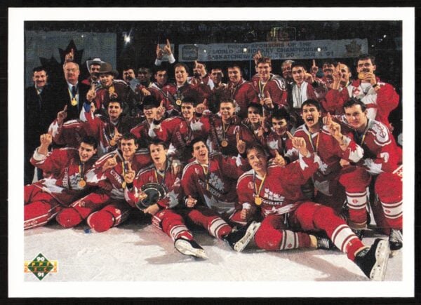 1990-91 Upper Deck Checklist: Canadian National Junior Team #451 (Front)