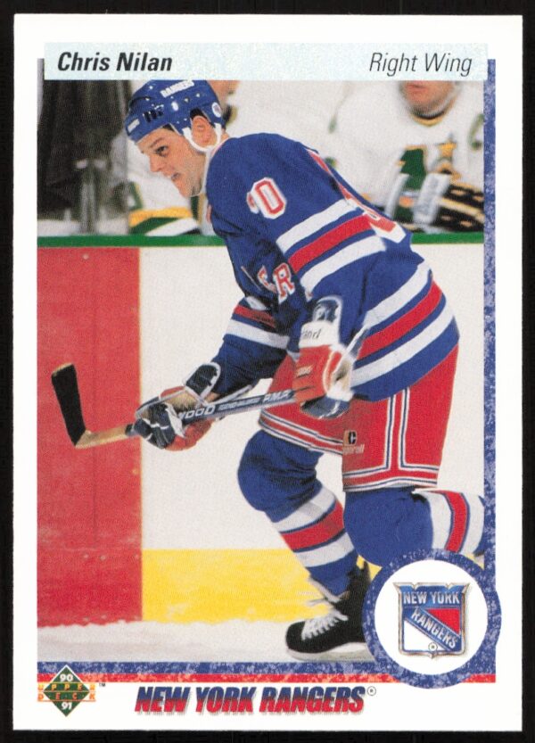 1990-91 Upper Deck Chris Nilan #368 (Front)