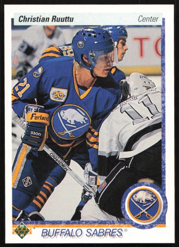 1990-91 Upper Deck Christian Ruuttu #170 (Front)