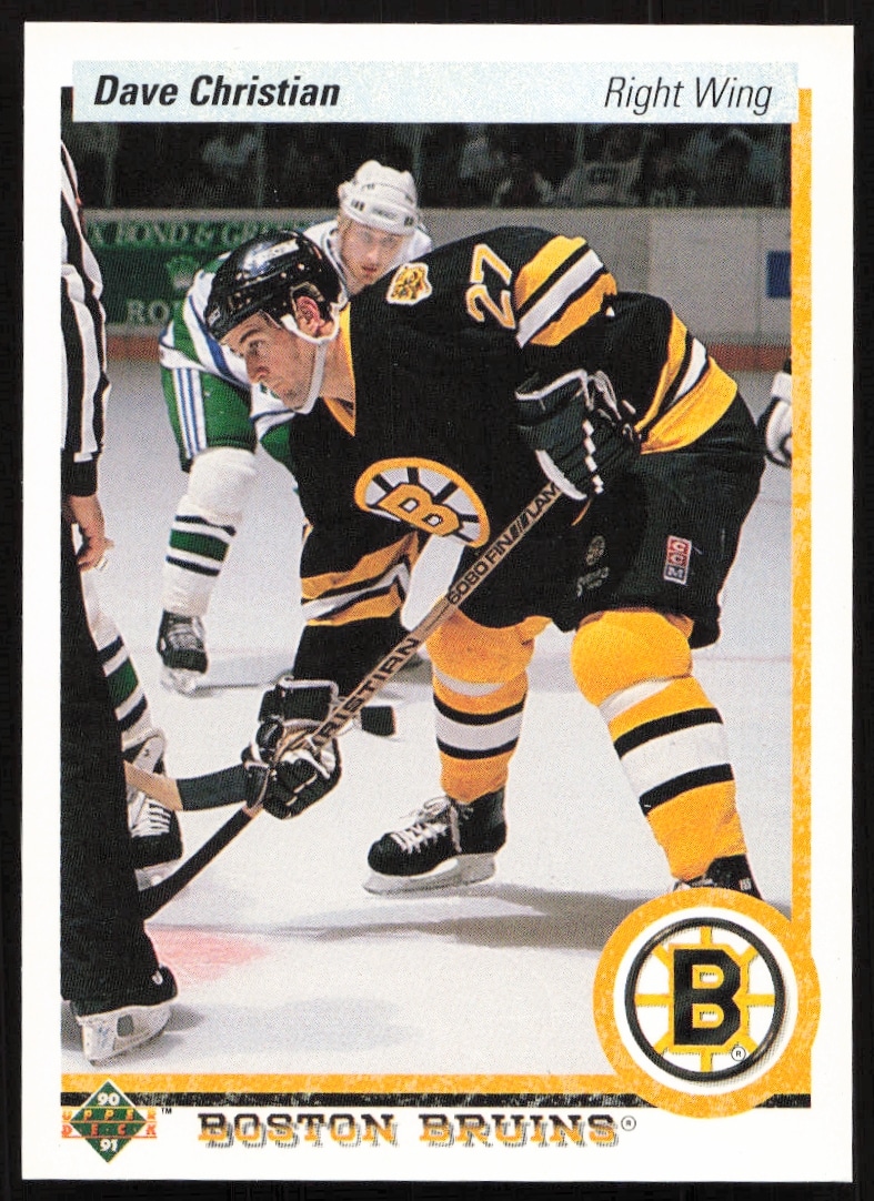 1990-91 Upper Deck Dave Christian #61 (Front)