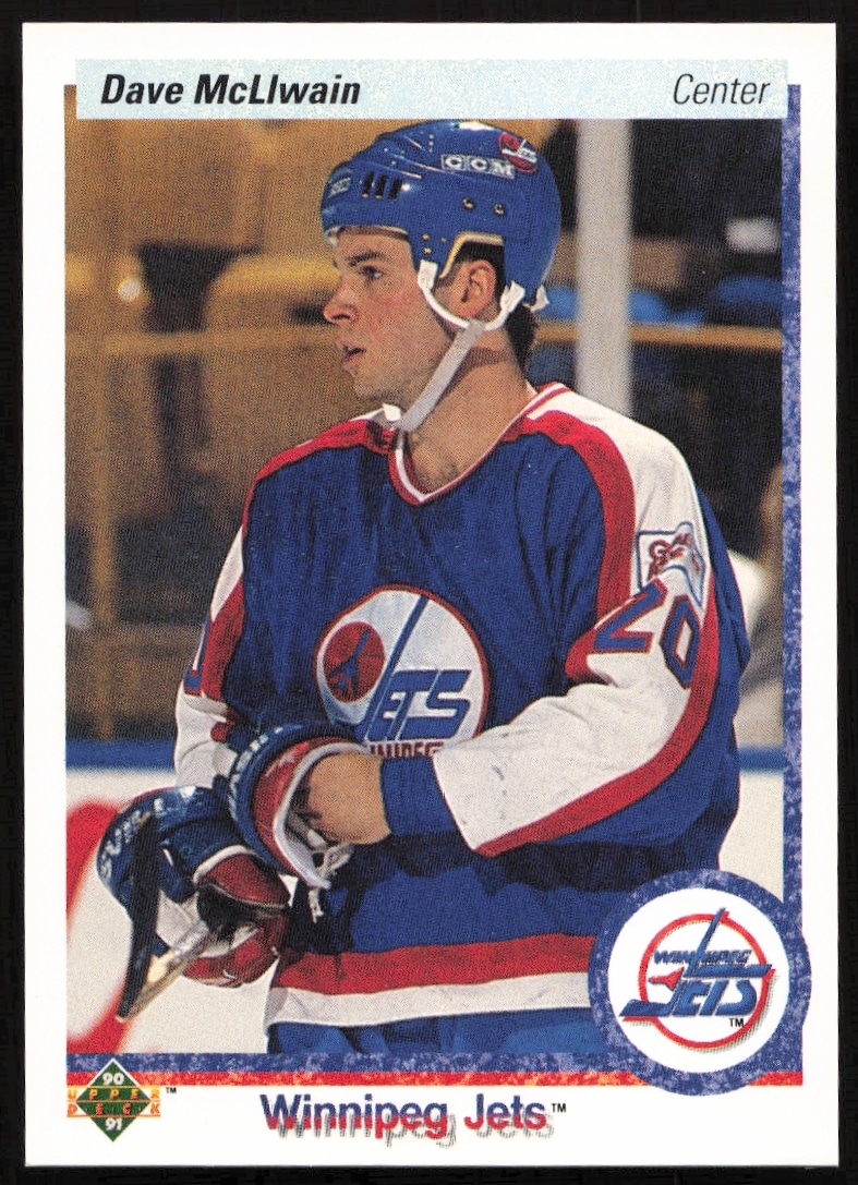 1990-91 Upper Deck Dave McLlwain #216 (Front)