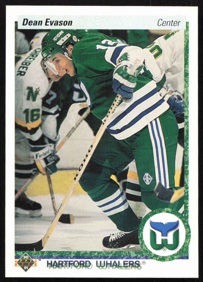 1990-91 Upper Deck Dean Evason #192 (Front)