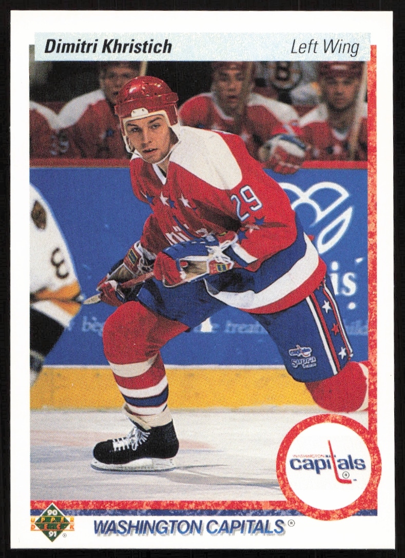 1990-91 Upper Deck Dmitri Khristich #537 (Front)