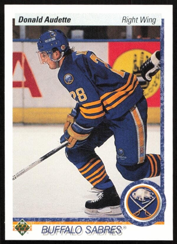 1990-91 Upper Deck Donald Audette #519 (Front)