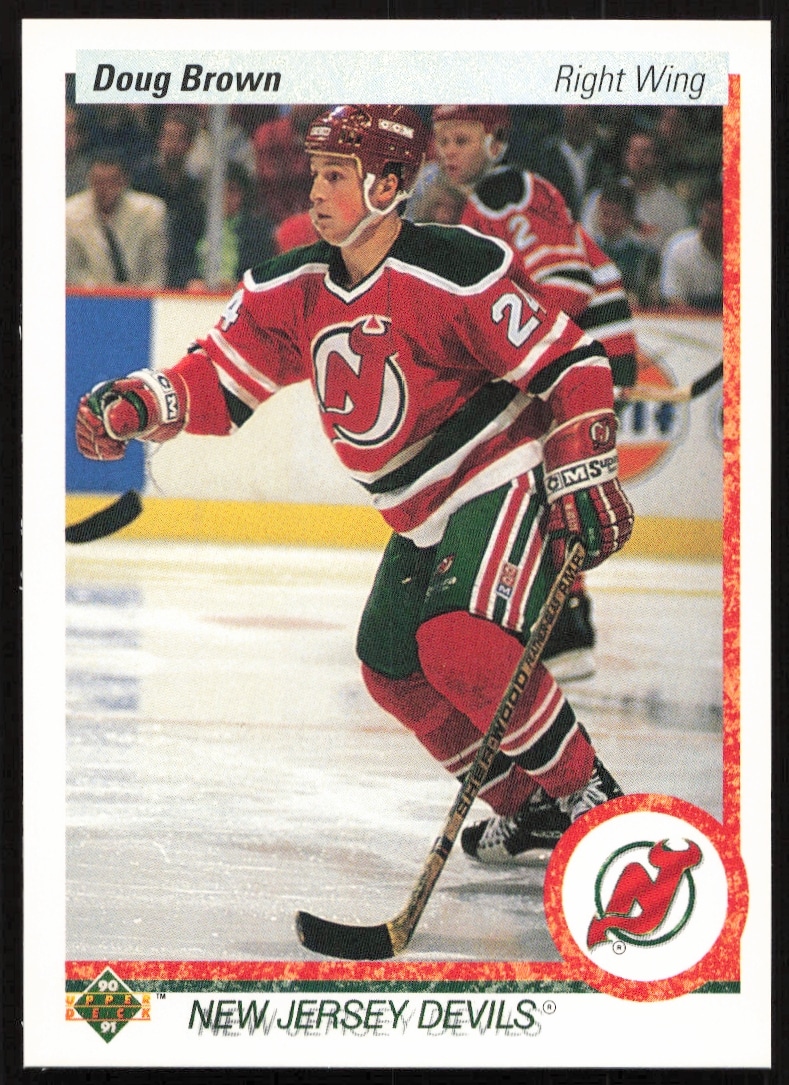 1990-91 Upper Deck Doug Brown #159 (Front)