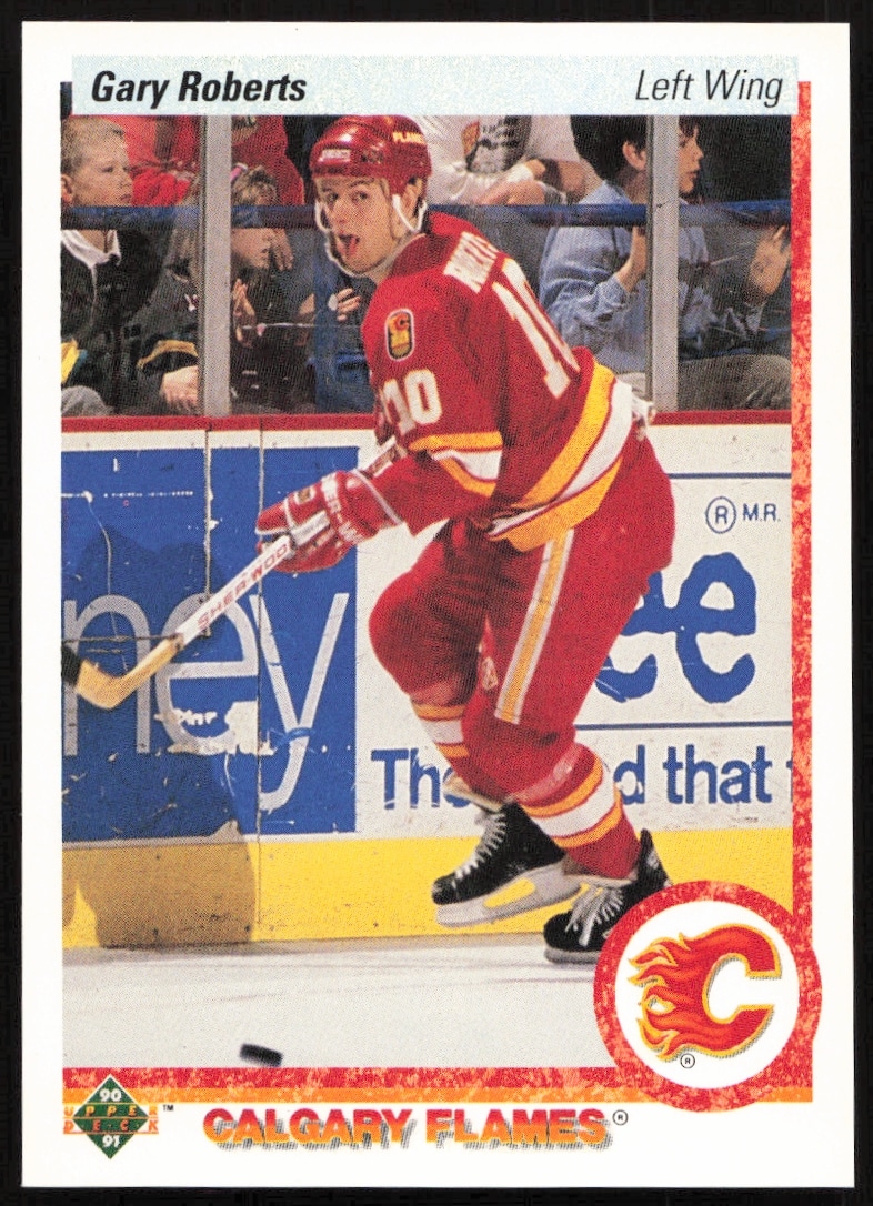 1990-91 Upper Deck Gary Roberts #29 (Front)