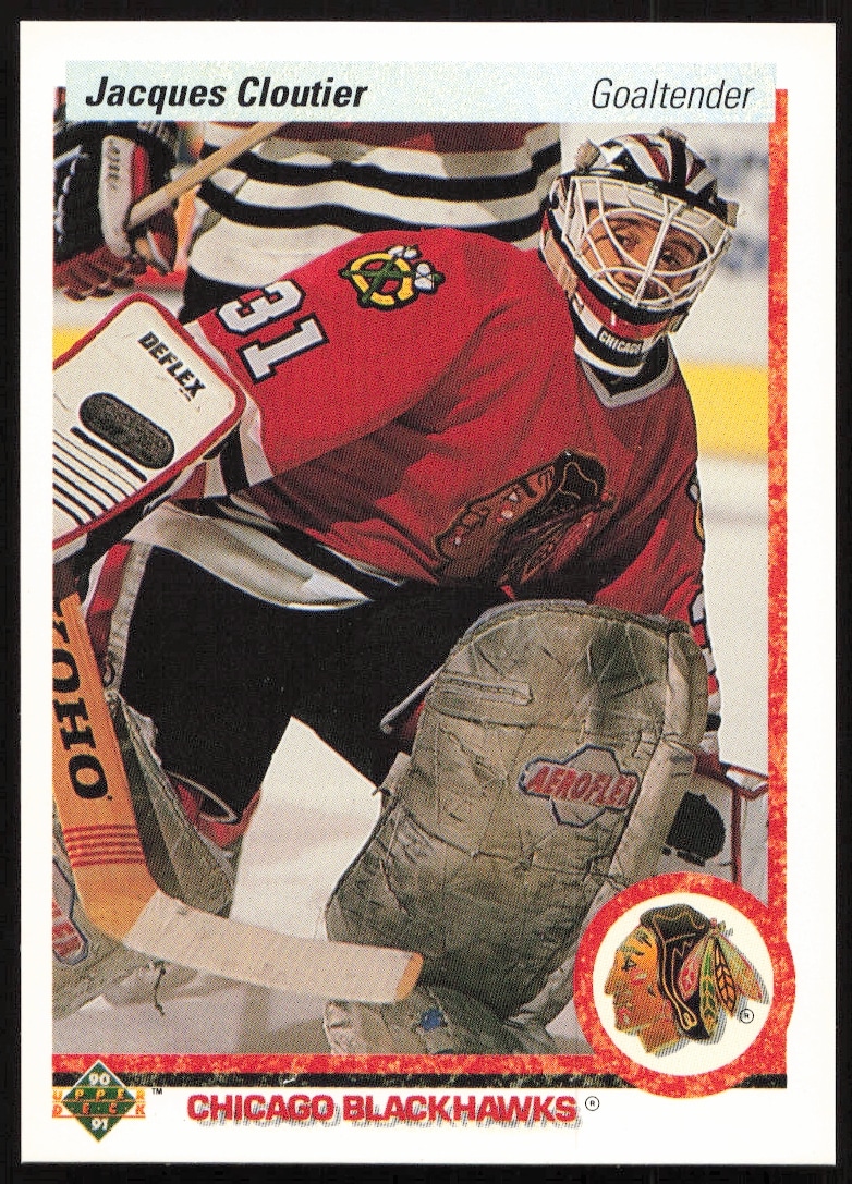 1990-91 Upper Deck Jacques Cloutier #114 (Front)