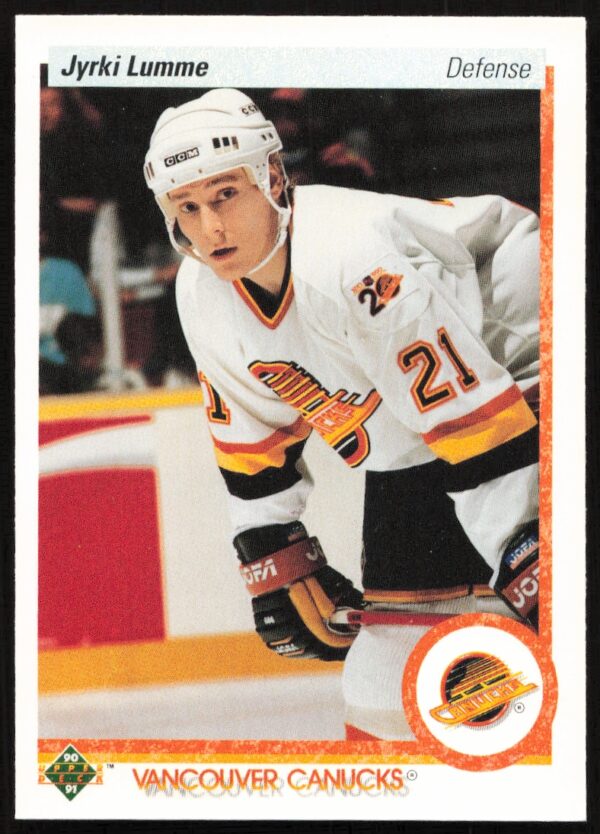 1990-91 Upper Deck Jyrki Lumme #297 (Front)