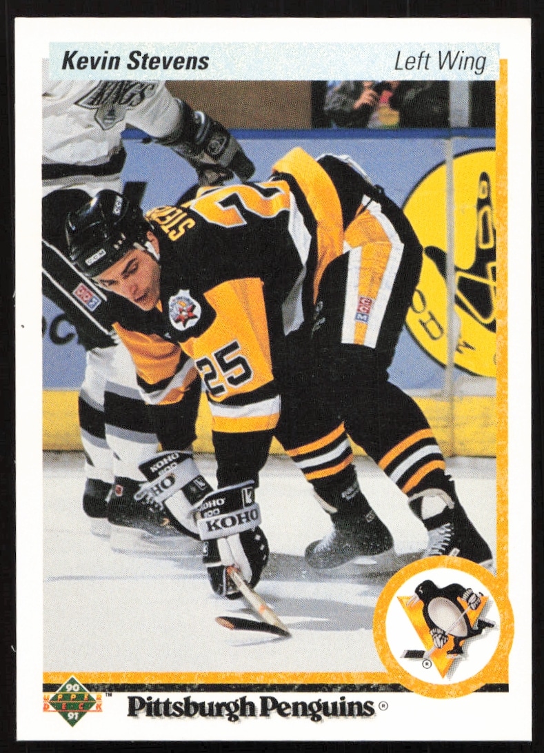 1990-91 Upper Deck Kevin Stevens #14 (Front)