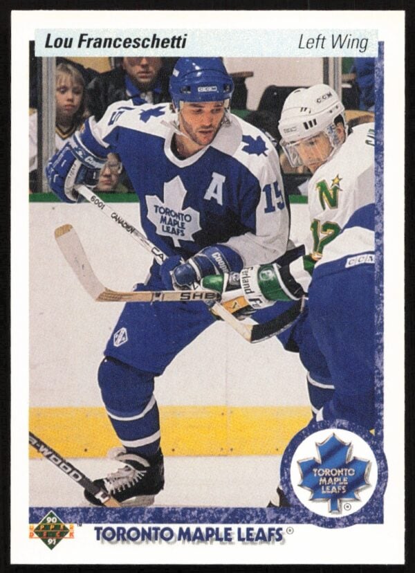 1990-91 Upper Deck Lou Franceschetti #396 (Front)