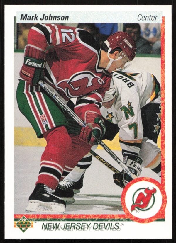 1990-91 Upper Deck Mark Johnson #180 (Front)