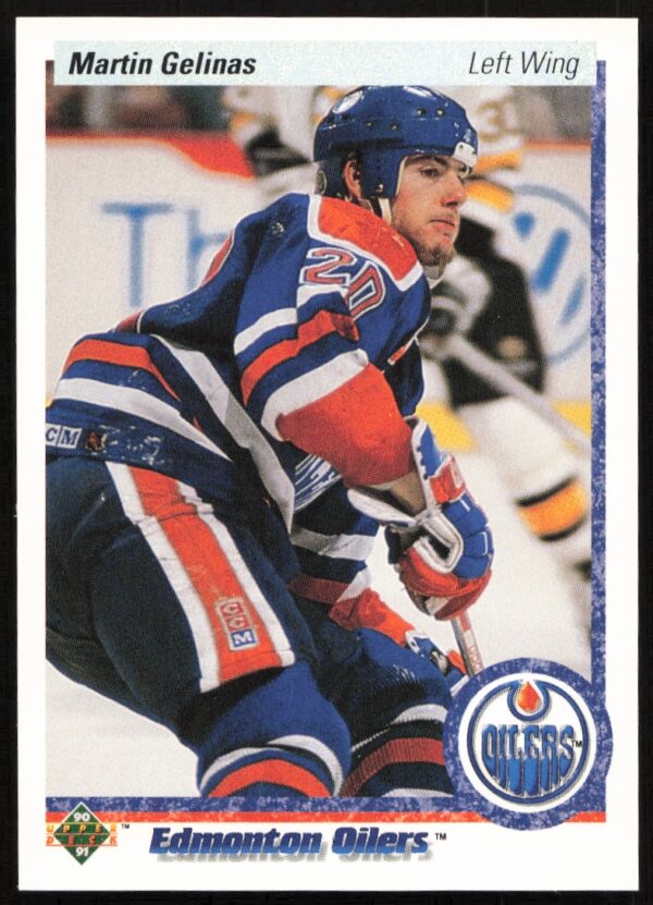 1990-91 Upper Deck Martin Gelinas #23 (Front)