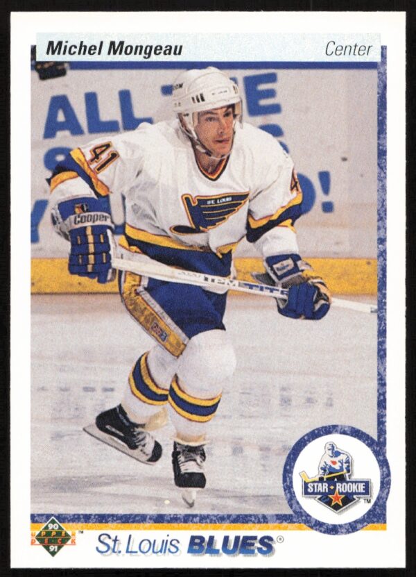 1990-91 Upper Deck Michel Mongeau #345 (Front)