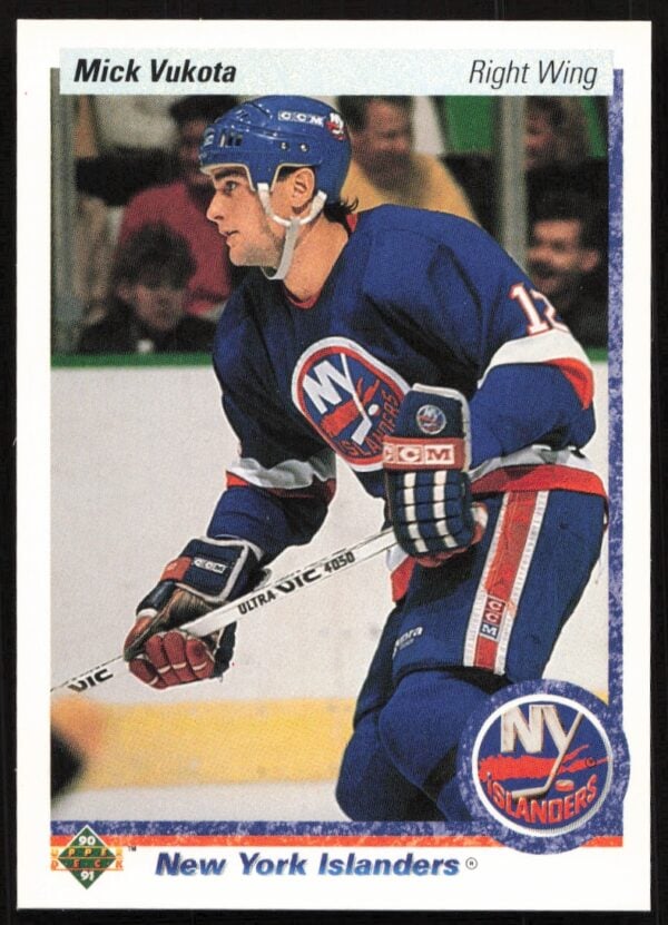 1990-91 Upper Deck Mick Vukota #39 (Front)