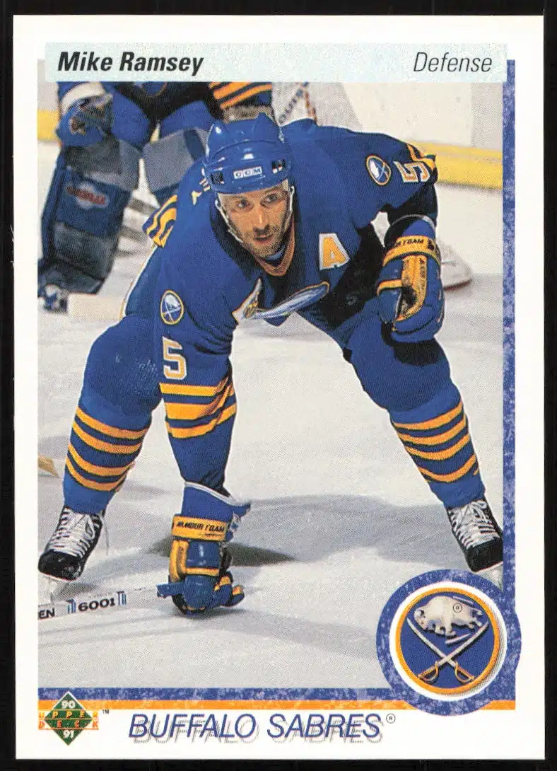 1990-91 Upper Deck Mike Ramsey #168 (Front)