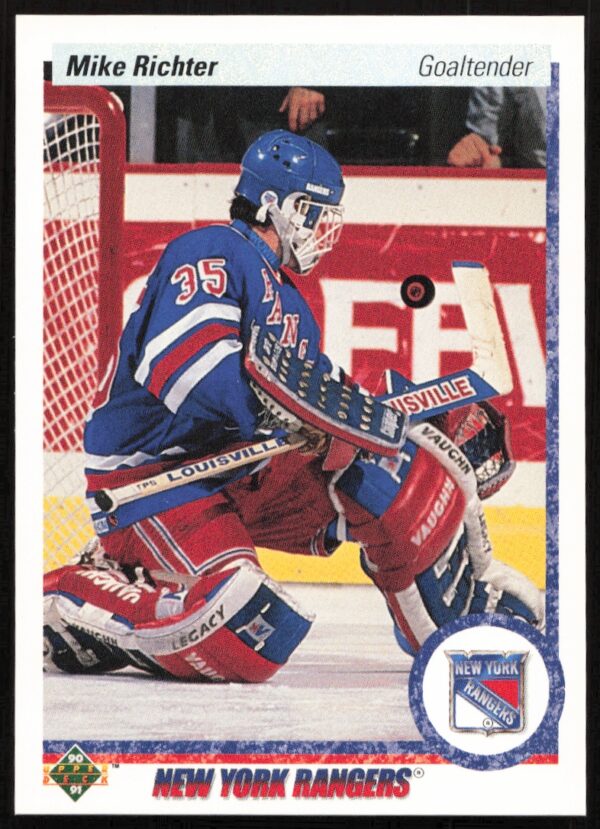 1990-91 Upper Deck Mike Richter #32 (Front)