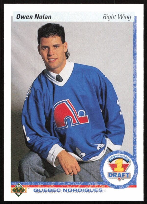 1990-91 Upper Deck Owen Nolan #352 (Front)