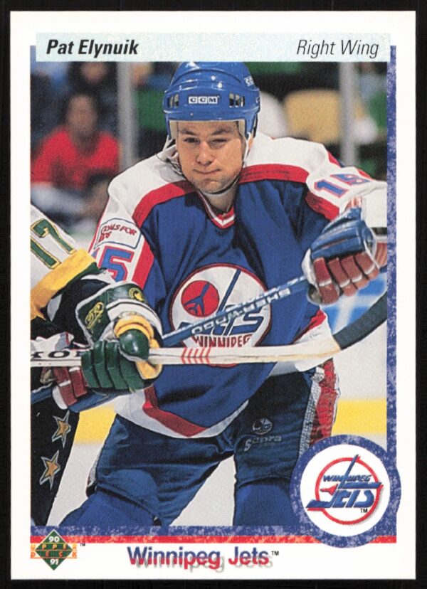 1990-91 Upper Deck Pat Elynuik #74 (Front)