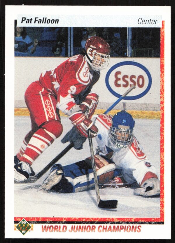 1990-91 Upper Deck Pat Falloon #469 (Front)