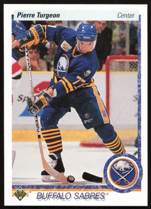 1990-91 Upper Deck Pierre Turgeon #43 (Front)