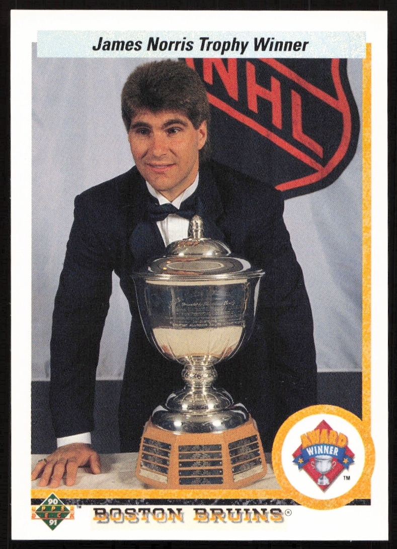 1990-91 Upper Deck Ray Bourque #204 (Front)