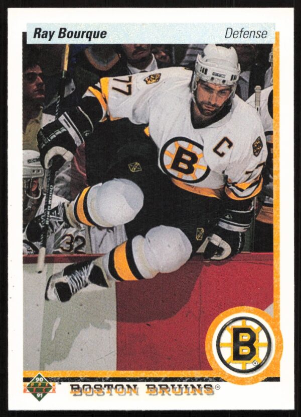 1990-91 Upper Deck Ray Bourque #64 (Front)