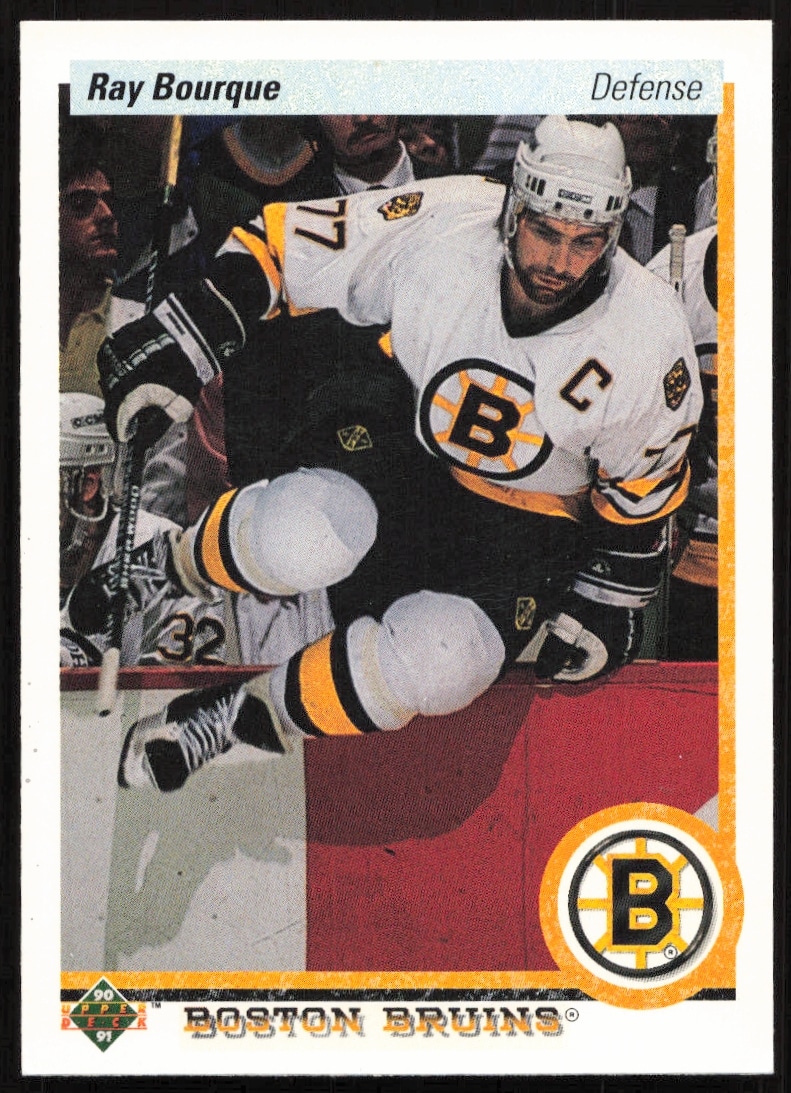 1990-91 Upper Deck Ray Bourque #64 (Front)