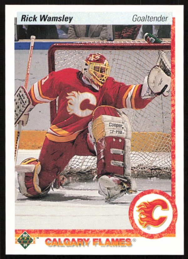 1990-91 Upper Deck Rick Wamsley #10 (Front)