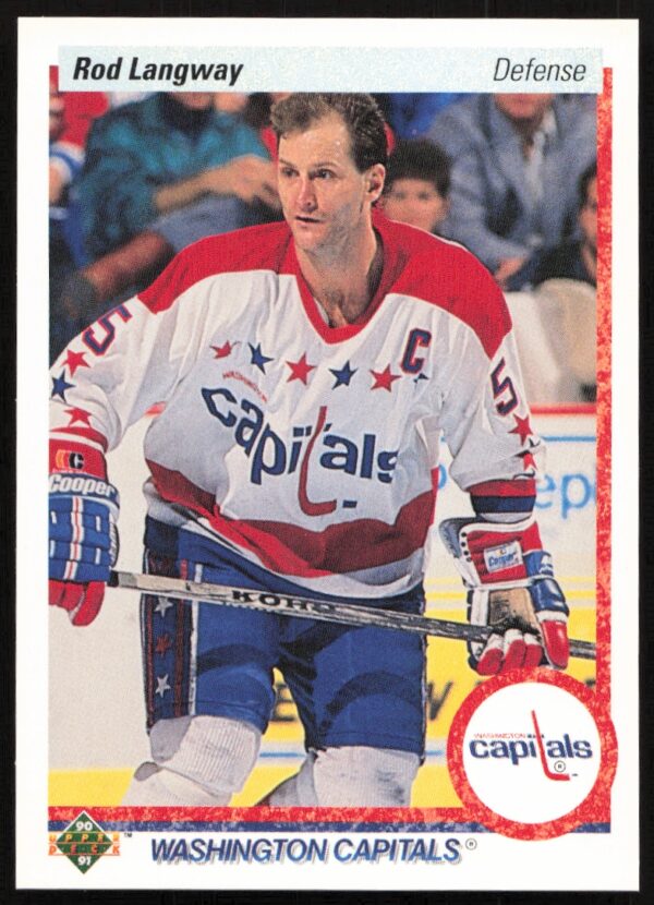 1990-91 Upper Deck Rod Langway #57 (Front)