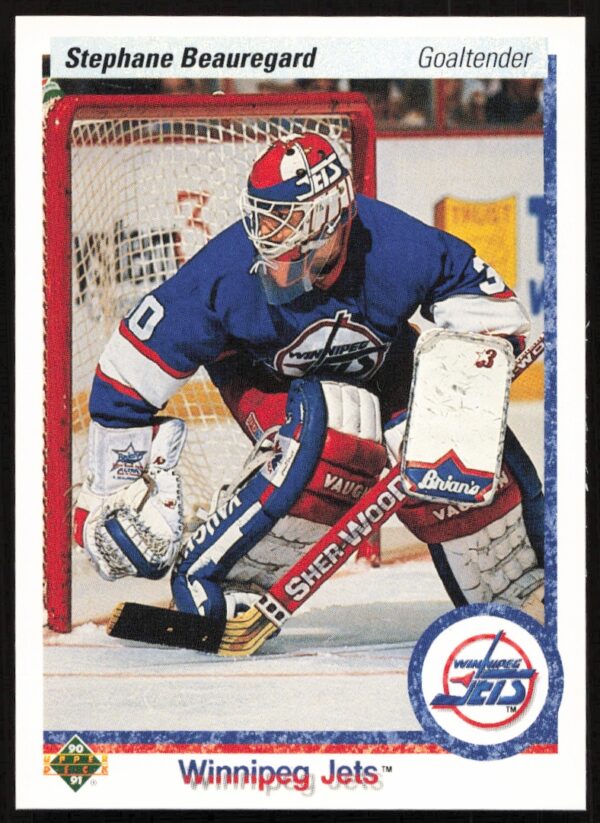 1990-91 Upper Deck Stephane Beauregard #415 (Front)