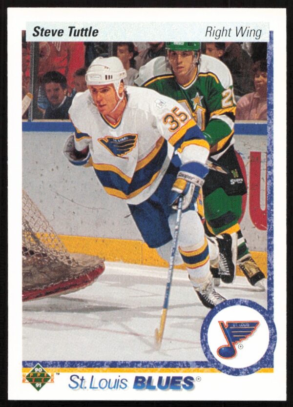 1990-91 Upper Deck Steve Tuttle #195 (Front)