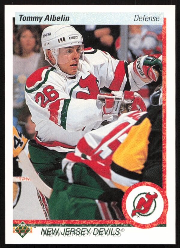 1990-91 Upper Deck Tommy Albelin #88 (Front)