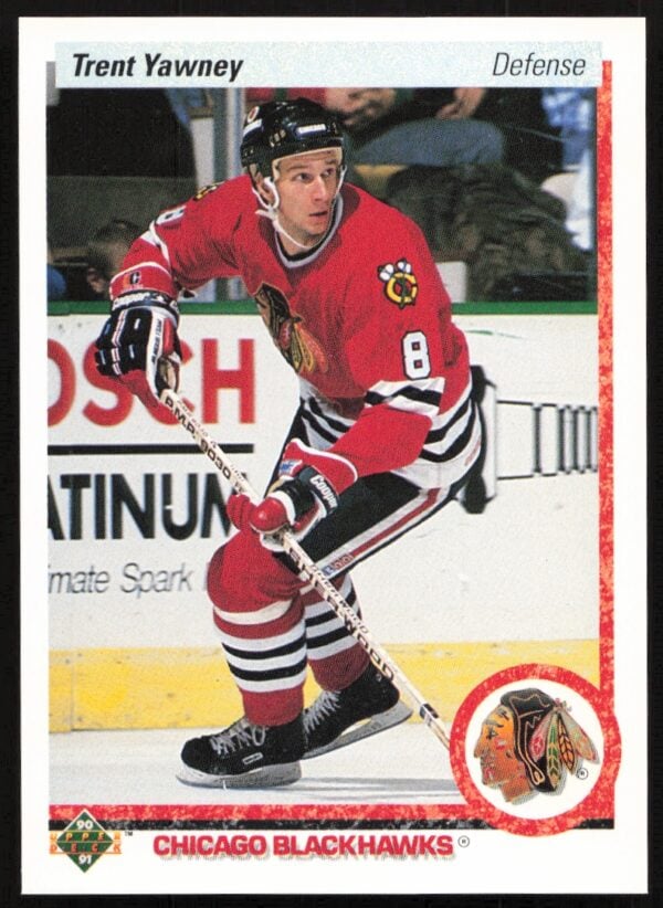 1990-91 Upper Deck Trent Yawney #82 (Front)