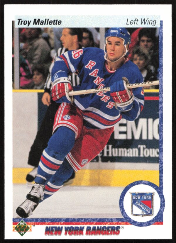 1990-91 Upper Deck Troy Mallette #11 (Front)