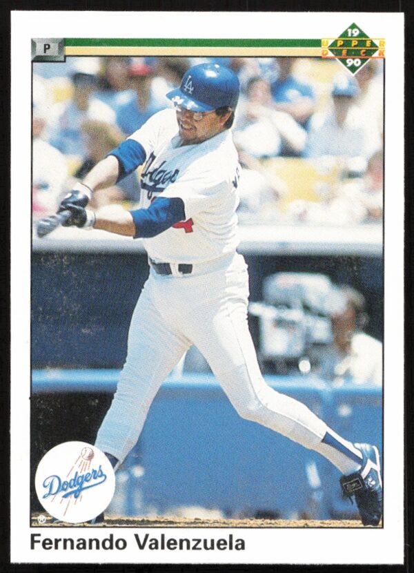 1990 Upper Deck Fernando Valenzuela #445 (Front)