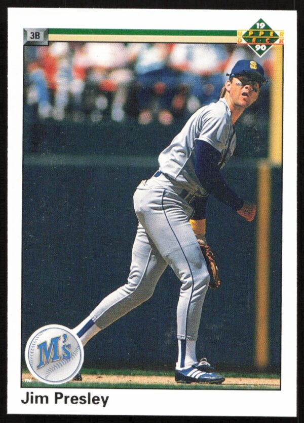 1990 Upper Deck Jim Presley #315 (Front)