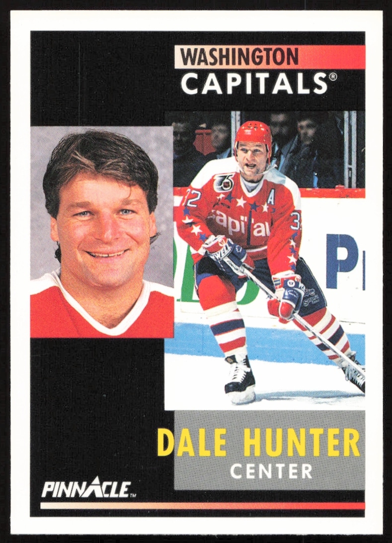 1991-92 Pinnacle Dale Hunter #40 (Front)