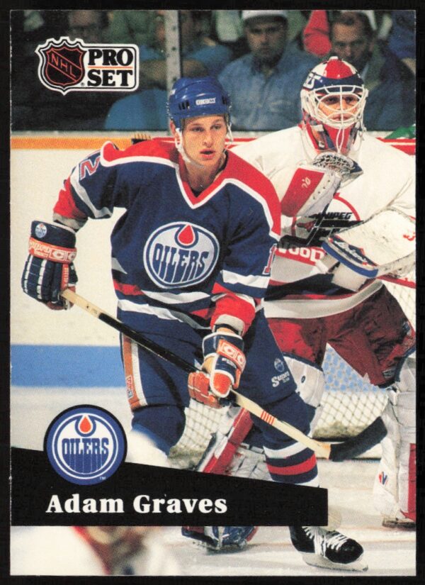 1991-92 Pro Set NHL Adam Graves #67 (Front)