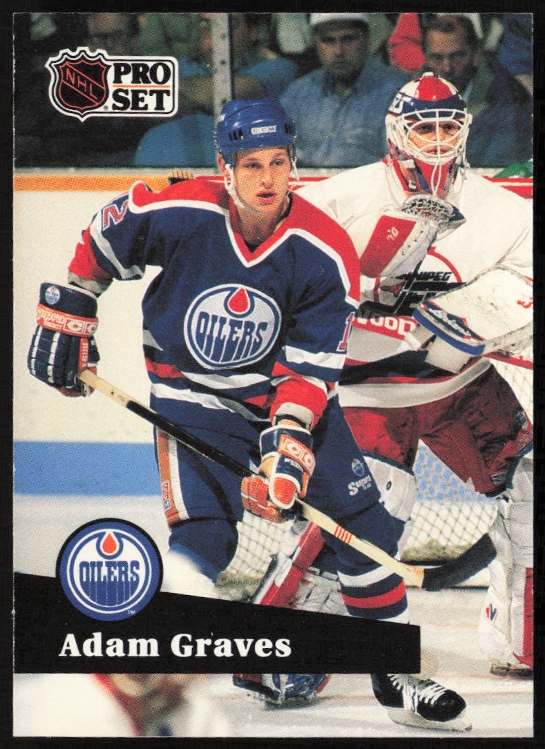 1991-92 Pro Set NHL Adam Graves #67 (Front)